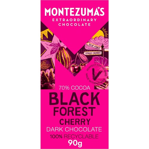 Montezuma'S Dark Chocolate Absolute Black 100% Cocoa 90g