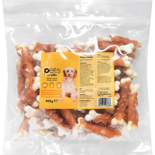 Wilko Calcium Bones with Chicken Flavour Value Pack Dog Treats