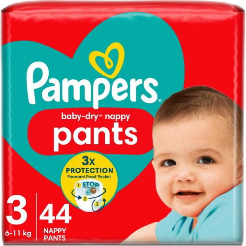 Culotte de protection Pampers Baby-Dry Pants - Taille 3 (6-11kg