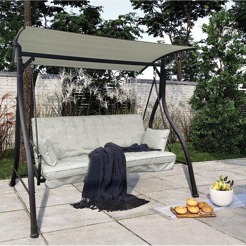 Malay Riviera 3 Seater Sage Combo Swingbed Compare Prices Where To Buy Trolley