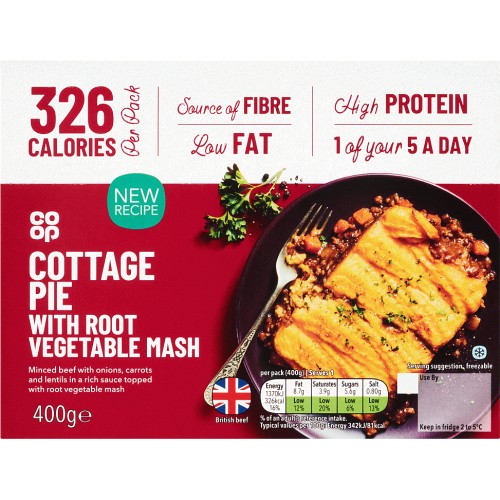 Coop Cottage Pie with Root Vegetable Mash (400g) Compare Prices & Where To Buy Trolley.co.uk