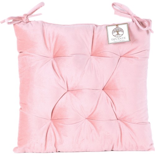 Pink velvet 2025 seat cushion