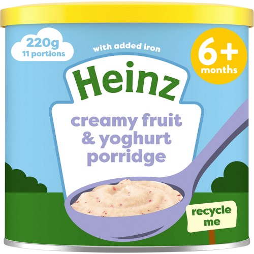 Heinz fruit and yogurt hot sale porridge