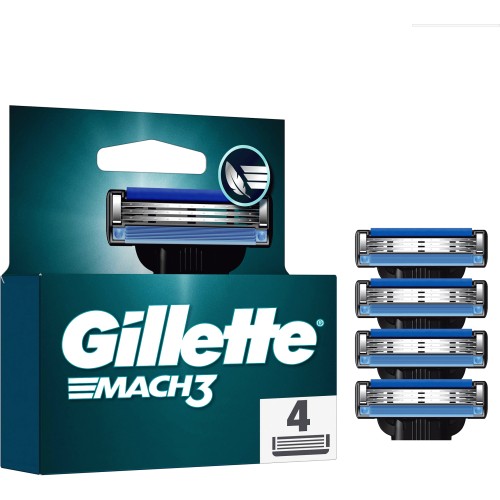 Gillette Mach 3 Men's Razor Blade Refills 4 Count (4) - Compare Prices ...