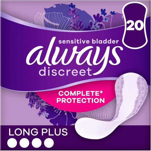 Always Discreet Incontinence Liners Plus