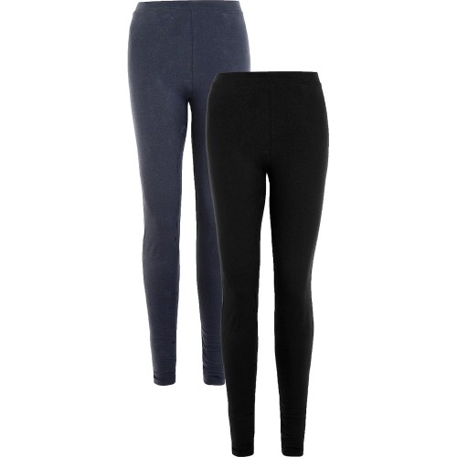 M S Women s High Waisted Leggings Size 14 Blue Black 2 Compare Prices Where To Buy Trolley