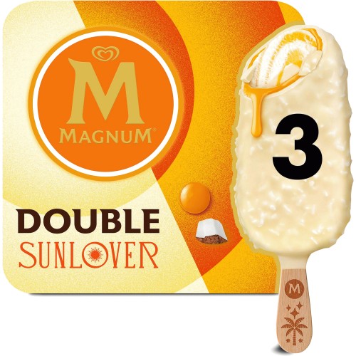 Magnum Double Sunlover White Chocolate Mango Coconut Ice Cream Sticks ...