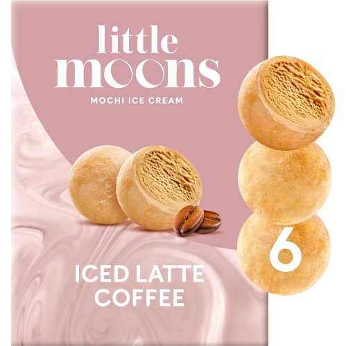 Little Moons Iced Latte Coffee Mochi Ice Cream 6 x 32g Compare