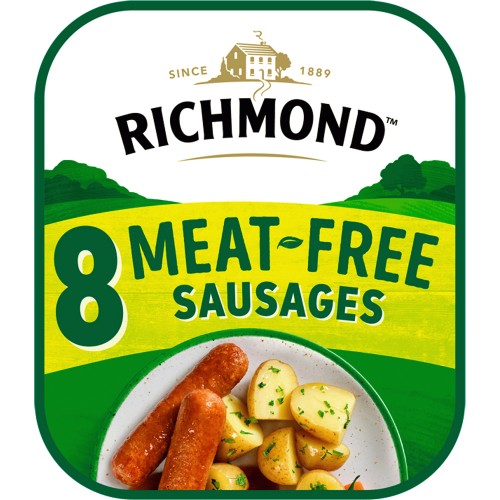 Richmond 8 Meat Free Sausages 8 X 336g Compare Prices Trolley Co Uk