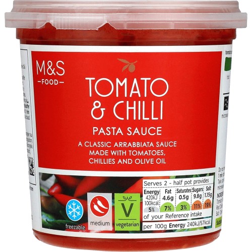 M&S Tomato & Chilli Pasta Sauce (350g) - Compare Prices & Where To Buy -  