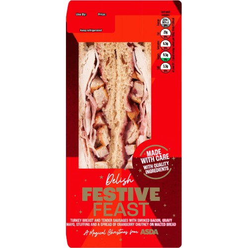 ASDA Festive Feast Sandwich - Compare Prices & Where To Buy - Trolley.co.uk