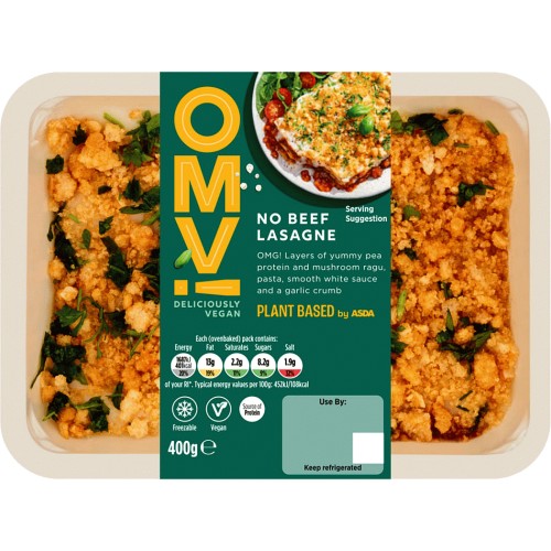 OMV! Deliciously Vegan No Beef Lasagne (400g) - Compare Prices & Where ...