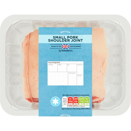 Sainsbury's British Pork Small Boneless Shoulder Joint (approx. 800g 