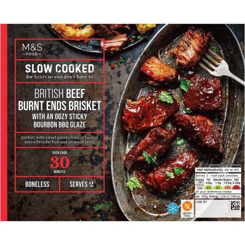 M&S Slow Cooked BBQ Beef Brisket (408g) - Compare Prices & Where To Buy ...
