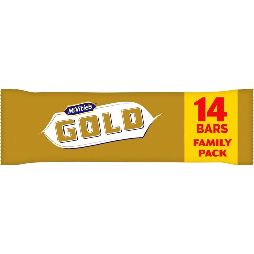 McVitie's Gold Caramel Flavour Biscuit Bars 18pk, Multipack Biscuits