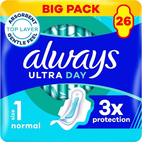 Always Sensitive Normal Sanitary Towels 16 Pack