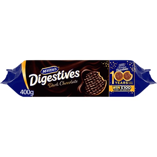 McVitie's Digestives Dark Chocolate (400g) - Compare Prices