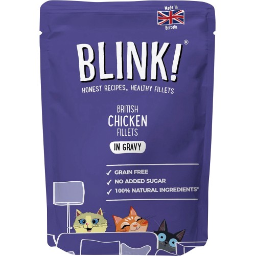 Blink Chicken Fillets in Gravy 85g Compare Prices Where To