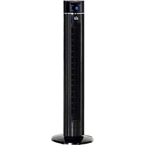 Homcom Black Tower Fan Inch Compare Prices Where To Buy Trolley Co Uk