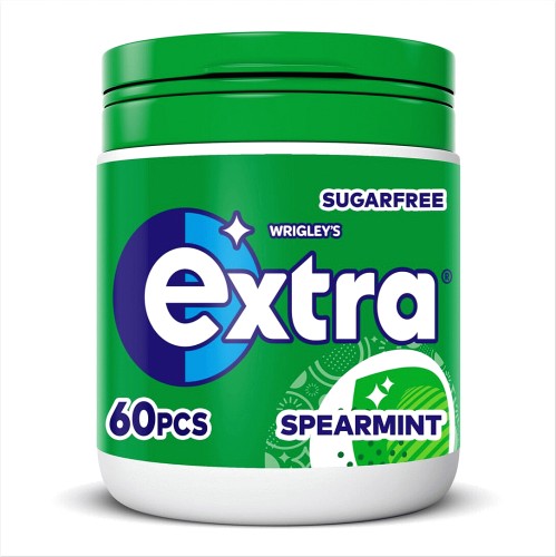 Wrigleys Extra Spearmint Sugarfree Chewing Gum Box Of 10 x 15