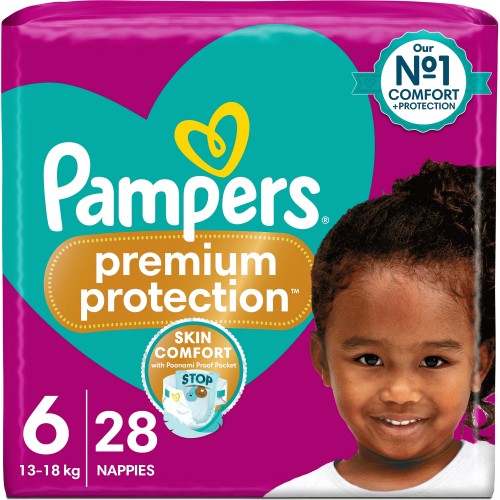 Pampers Premium Protection Size 6 28 Nappies (28) - Compare Prices