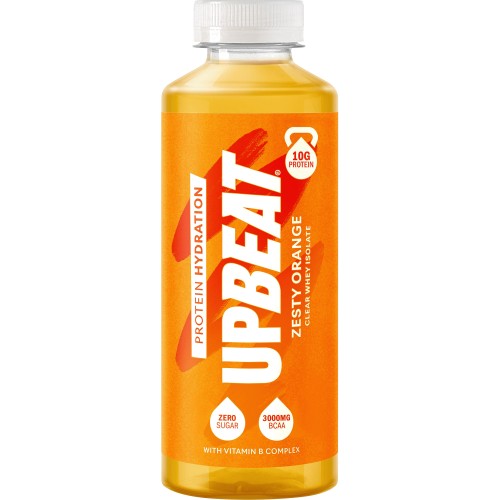 Upbeat Protein Hydration Zesty Orange Clear Whey Isolate 500ml