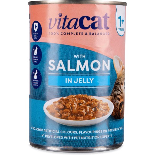 Vitacat Cat Cans Salmon In Jelly 400g Compare Prices Where