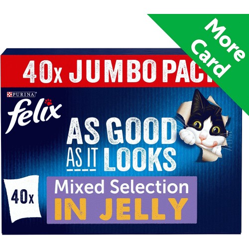 Felix cat store food in jelly