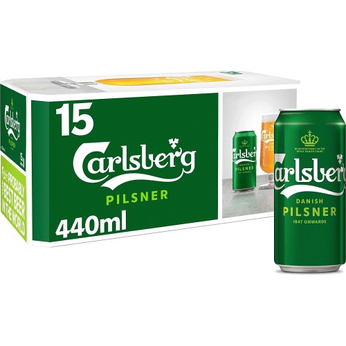 Carlsberg Lager Beer Cans (15 x 440ml) - Compare Prices & Where To Buy ...