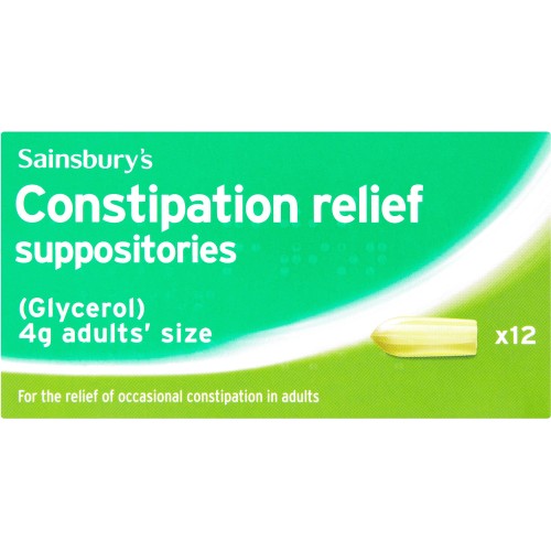 Boots Pharmaceuticals Constipation Relief Suppositories 24 x 4g