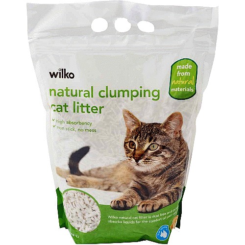 Wilko wood 2025 based cat litter