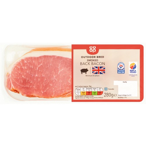 Coop Smoked Back Bacon (280g) Compare Prices & Where To Buy