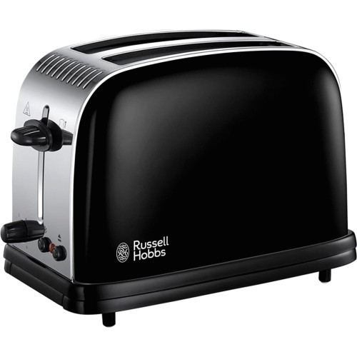 Russell Hobbs Black Groove Toaster 2 Slice 26390