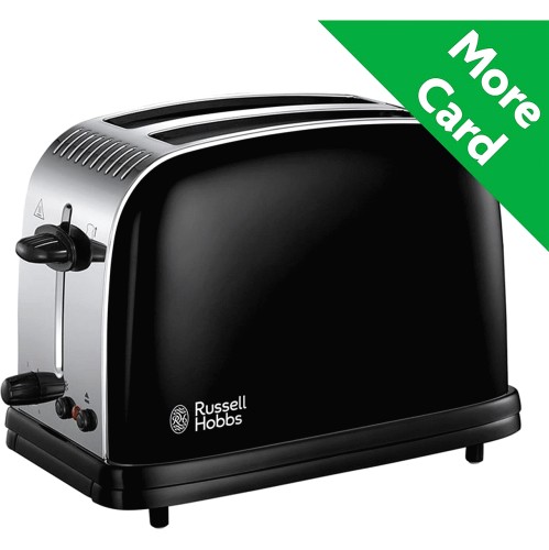 Russell Hobbs Black Groove Toaster 2 Slice 26390