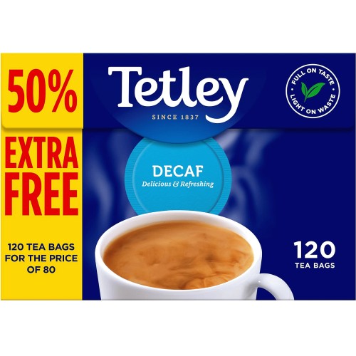 TETLEY TEA 160 TEA BAGS + 50% FREE