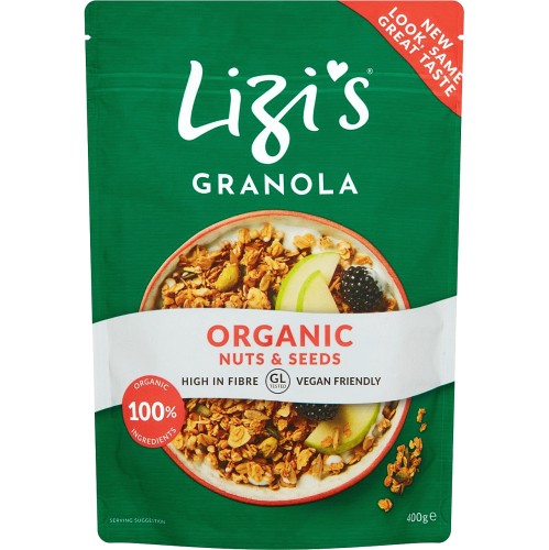 Lizi's Organic Granola Cereal (400g) - Compare Prices & Where To Buy ...