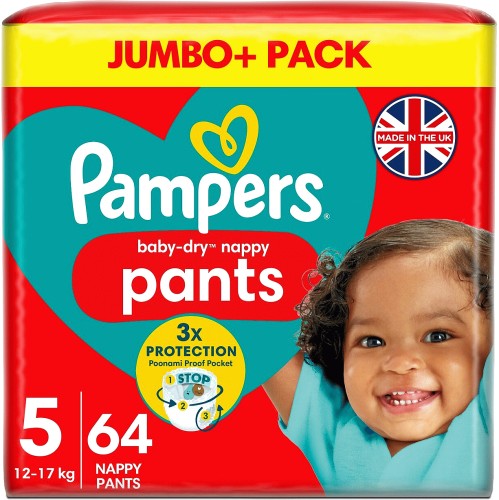 Pampers nappy pants store size 7 tesco