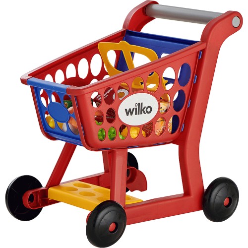 Pretend shopping hot sale trolley