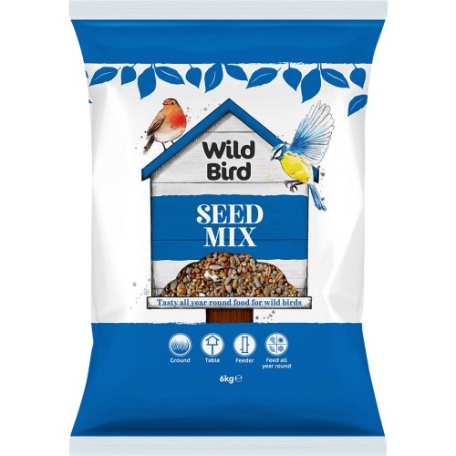 Wild Bird Seed Mix Bird Food (6kg) - Compare Prices & Where To Buy ...