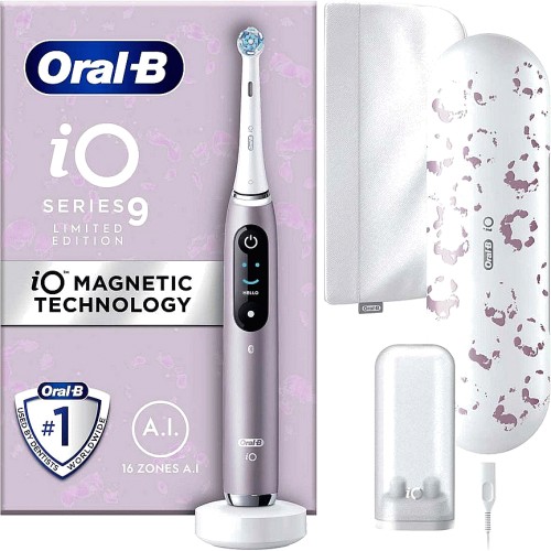 Oral-B IO9 Electric Toothbrush Rose Quartz Limited Edition - Compare ...