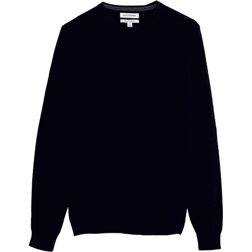 Pure Cashmere Crew Neck Sweater - Black