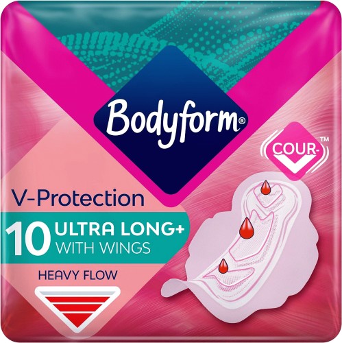 Bodyform Cour-V Ultra Normal Sanitary Towels Wings (24) - Compare Prices &  Where To Buy 