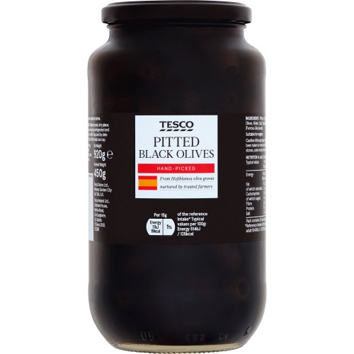 Tesco Pitted Black Olives (920g) Compare Prices & Where To Buy