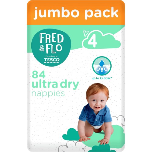 Pampers Baby-Dry Nappy Pants Size 5, 64 Nappies, 12kg - 17kg, Jumbo+ Pack -  ASDA Groceries