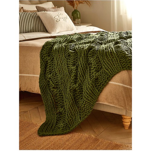 Stacey solomon chunky knit throw sale