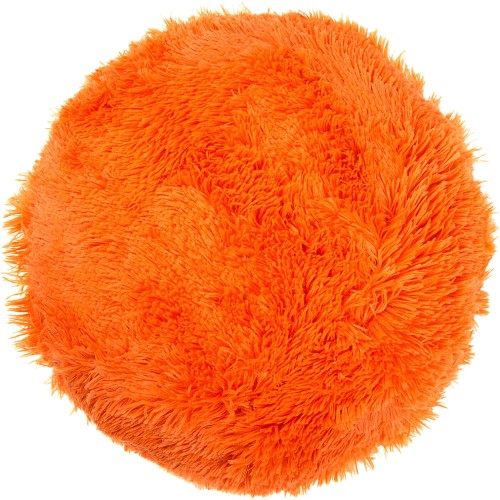 Round fluffy clearance pillow