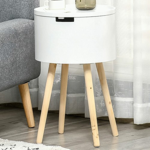 Modern white on sale end table