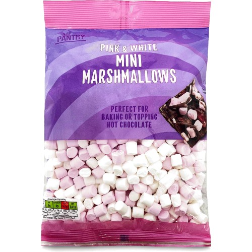 M&S Pink and White Mini Marshmallows 125g