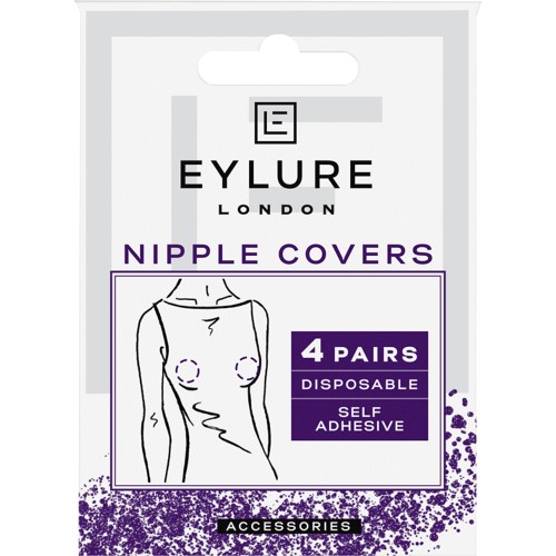 Brushworks Nude Satin Nipple Covers - 4 Pairs, Make Up