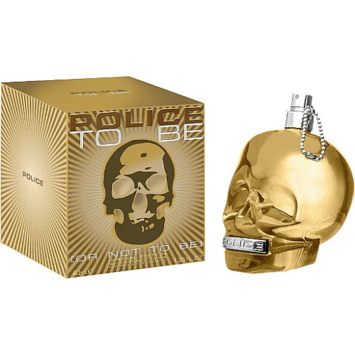 Police aftershave gold skull new arrivals